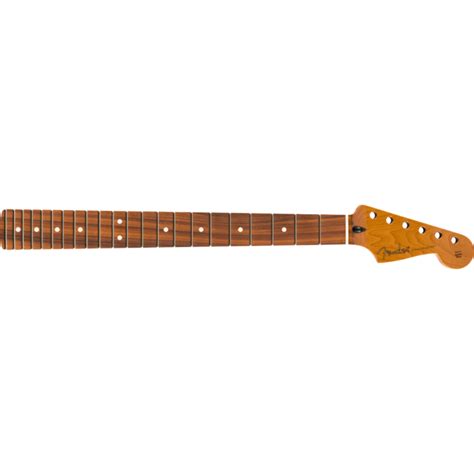 Fender Roasted Maple Stratocaster Neck 22 Jumbo Frets 12″ Flat Oval Shape Fender Shop