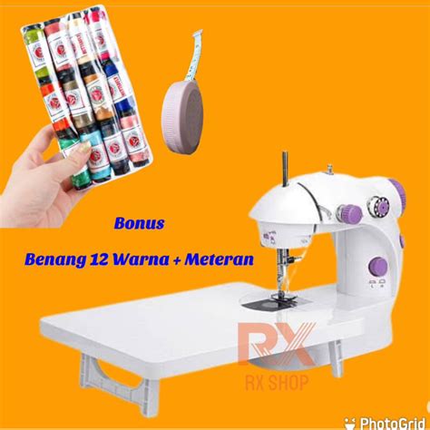 Jual GARANSI ORIGINAL MESIN JAHIT MINI PORTABLE Fhsm 202 SM 202A