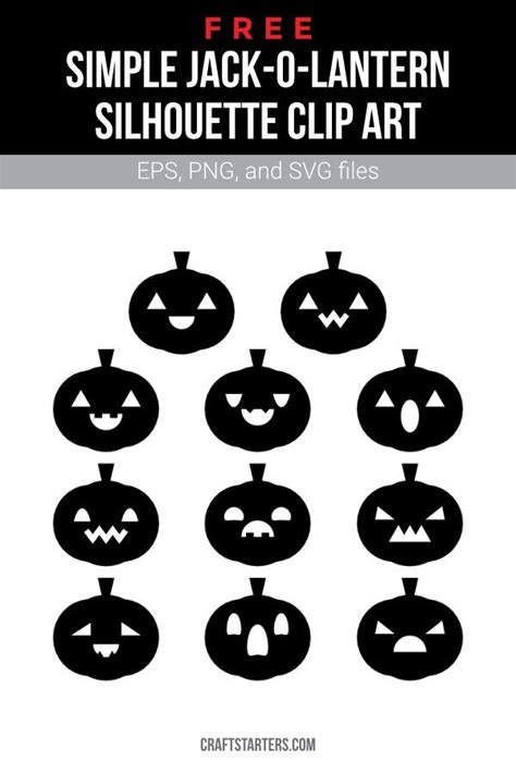 Free Girly Jack O Lantern Silhouette Clip Art Artofit