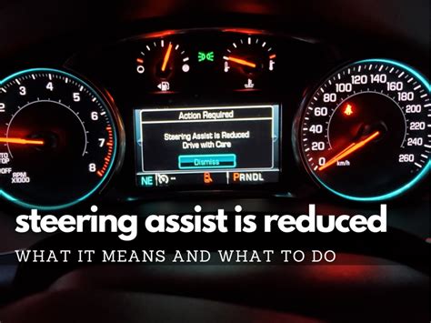 Steering Assist Is Reduced What It Means And What To Do