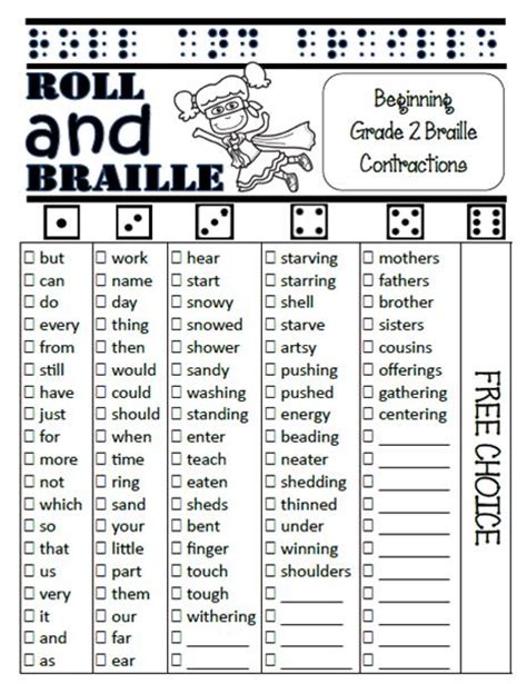 Roll And Braille With Your Perkins Brailler Beginning Grade 2