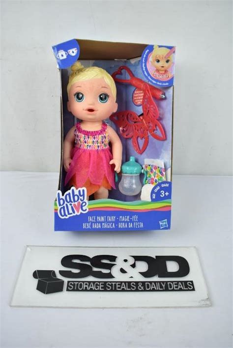 Baby Alive Face Paint Fairy Blonde Hair Ages And Up Damaged