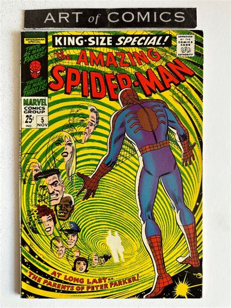 The Amazing Spider Man Annual 5 1st Appearance Of Peter Parker S