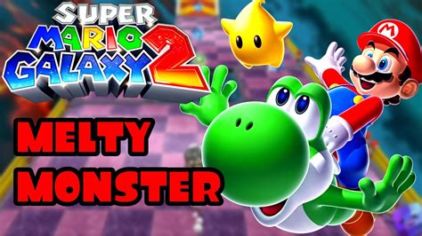 Super Mario Galaxy Walkthrough Melty Monster Galaxy Youtube