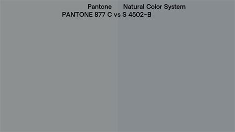 Pantone C Vs Natural Color System S B Side By Side Comparison