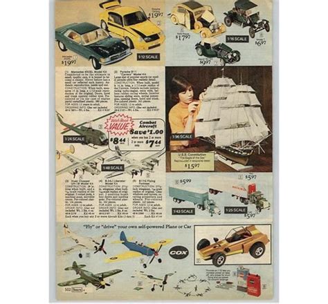 Vintage Cox Model Cars Planes Toy Reproduction Framing Print Vintage ...