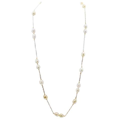 yoko london freshwater pearl rope necklace  sale  stdibs