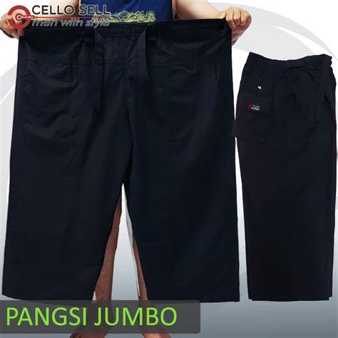 Jual Celana Sirwal Cargo Pangsi Pria Cingkrang BIG SIZE JUMBO XXL XXXL