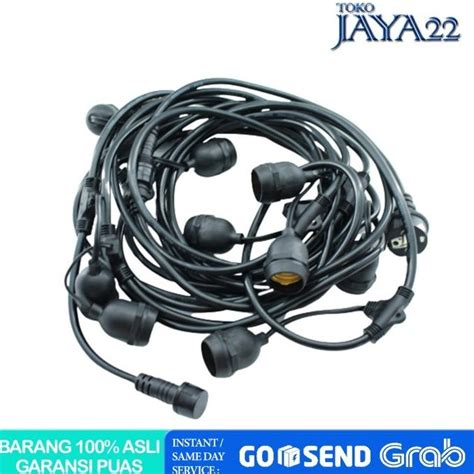 Jual Kabel Fitting Gantung Lampu Cafe Dekorasi Outdoor Fitting