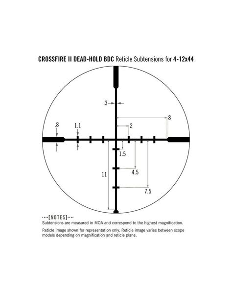 Vortex Crossfire II 4-12x44 V-Plex - Eagle Firearms Ltd