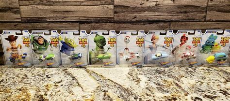 Toy Story Hot Wheels Disney Pixar Character Cars Complete Set Of