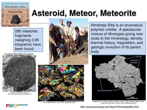 Asteroid Meteor Meteorite Ppt Download