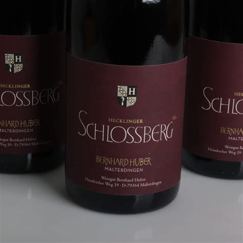 Weingut Bernhard Huber Sp Tburgunder Hecklinger Schlossberg Gg