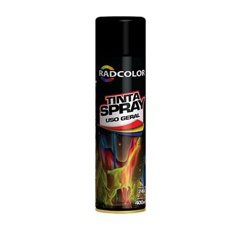 TINTA SPRAY PRETO FOSCO 400 ML Shopee Brasil