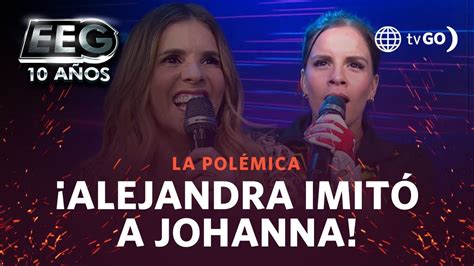 EEG 10 años Alejandra imitó a Johanna HOY YouTube