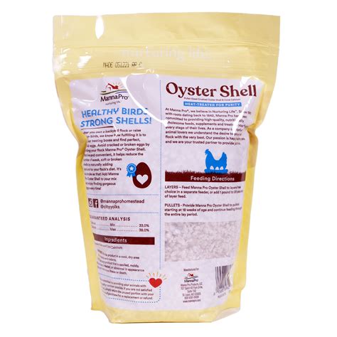 Manna Pro Crushed Oyster Shell Egg Laying Chickens 5 Lb