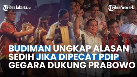 Ogah Dipecat Dari PDIP Budiman Sudjatmiko Beri Alasan Personal Jika