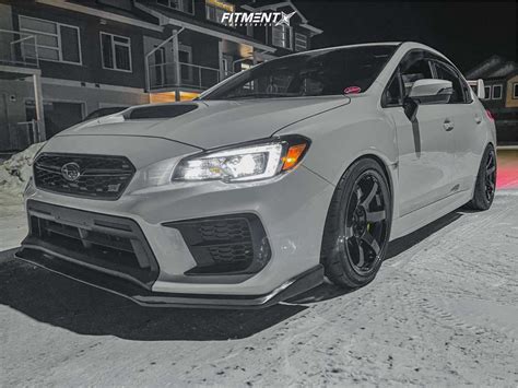 2020 Subaru Wrx Sti Sport With 18x10 Volk Te37 Saga S Plus And Yokohama