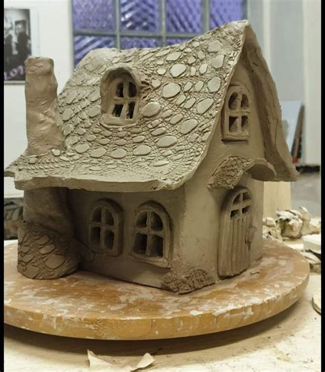 Handmade Clay Fairy House