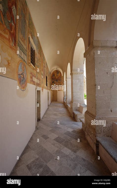 Cloister Quadriportico With Frescoed Loggia Romanesque Basilica Of