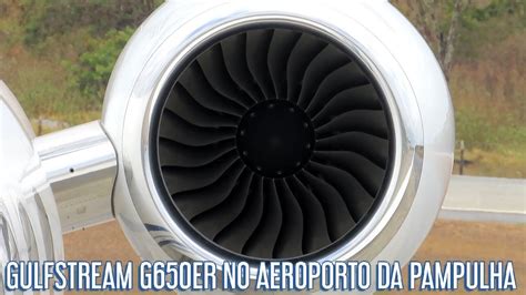 Ems Gulfstream G Er Pr Gvi No Aeroporto Da Pampulha Youtube