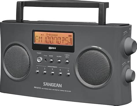 Sangean Pr D15 Fm Stereoam Rechargeable Portable Radio