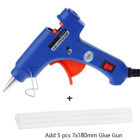 W High Temp Heater Hot Melt Glue Gun With Glue Sticks Daraz Lk