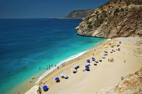 Kaputa Beach Near Kas By Izzet Keribar