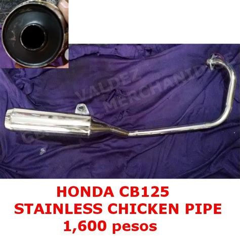 Honda CB 125 Stainless Chicken Pipe CB125 Lazada PH