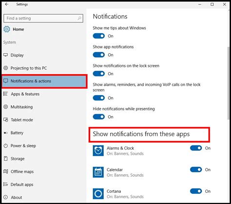 How To Manage App Notification Received In Windows 10