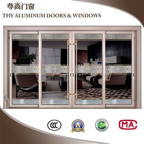 Big and Strong Aluminum Thermal-Break Sliding Doors (2 Panels