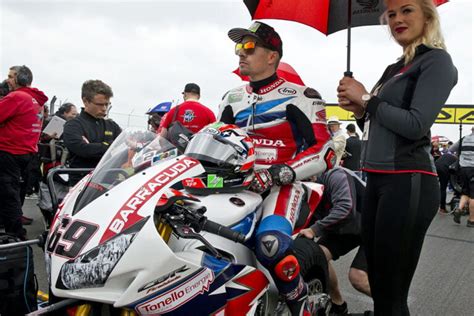 Grid Girls With Honda Wsbk At Donington Park World Superbikes