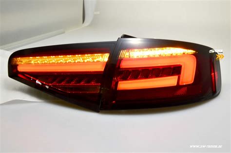 Sw Celi Led R Ckleuchten Audi A B K Limo Facelift Red Smoke