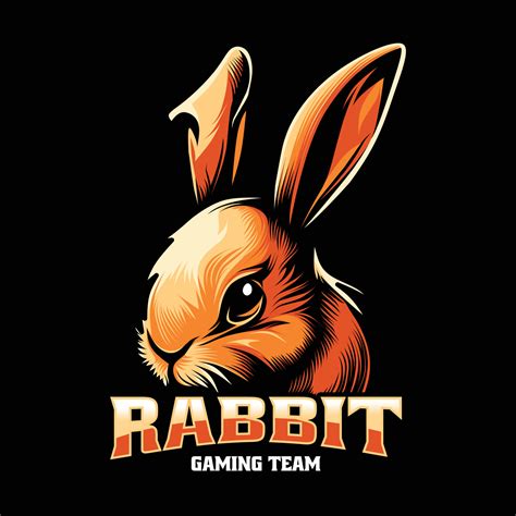 Gaming Team Rabbit Mascot Logo Vector 20478377 Vector Art At Vecteezy