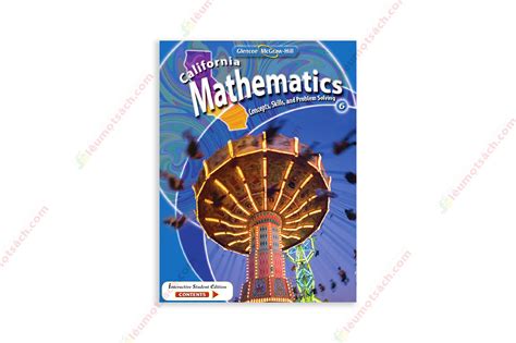 Sách California Mathematics Concepts Skills And Problem Solving