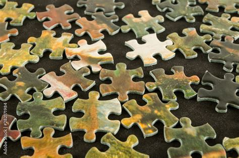 Jigsaw puzzle Background Stock Photo | Adobe Stock