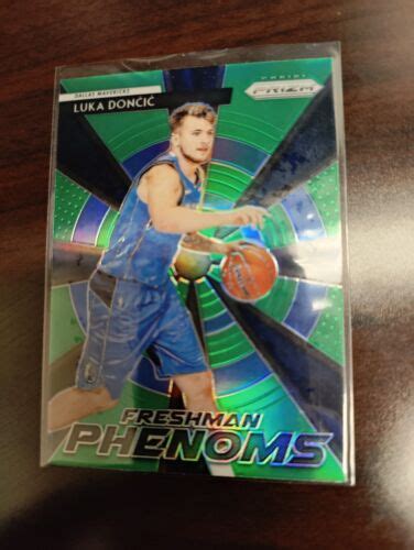 2018 19 Prizm Luka Doncic Green Prizm Freshman Phenoms Rookie RC 23 EBay