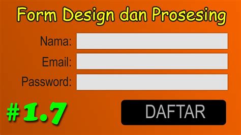 1 7 Select Option Optgroup Dan Selected Form Design Dan Proses