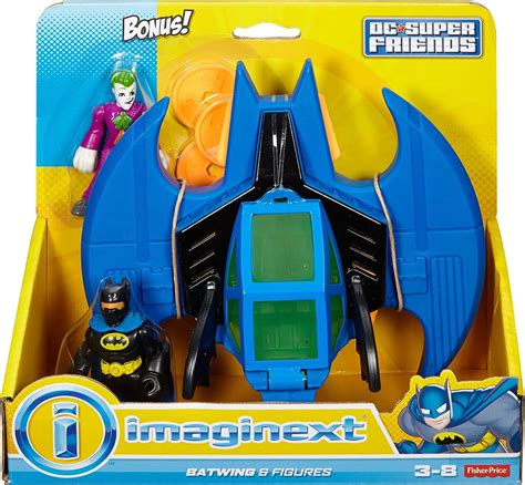 Fisher-Price Imaginext DC Super Friends, Batman Batwing With Joker ...