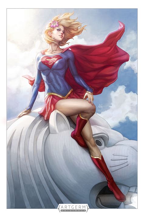 Safebooru 1girl Blonde Hair Blue Eyes Boots Cape Dc Comics Highres Miniskirt Skirt Smile Solo