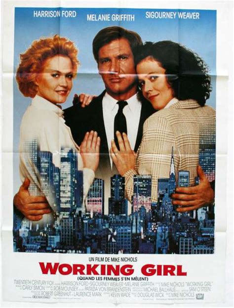 47" x 63" movie poster from WORKING GIRL (1988)