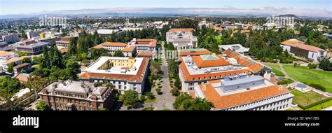 Panoramic View Of The University Of California Berkeley Campus On A