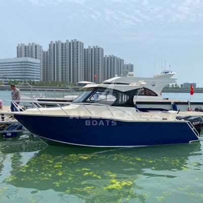 New Design 25FT 7 5m Aluminum Welded Speed Fishing Power Boat For Sale