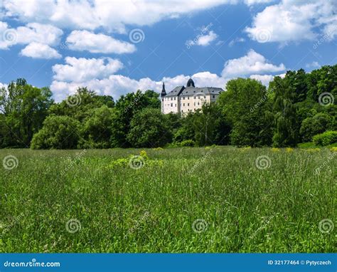 Hruby Rohozec Castle Stock Photo Image Of Clouds Medieval 32177464