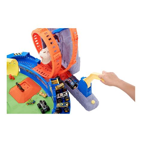 Hot Wheels Monster Trucks T Rex Volcão Arena