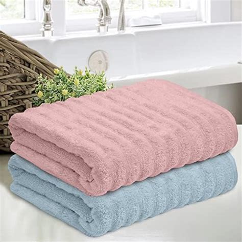 Haus And Kinder Zero Twist 100 Cotton 2 Piece Bath Towel Set 530 Gsm