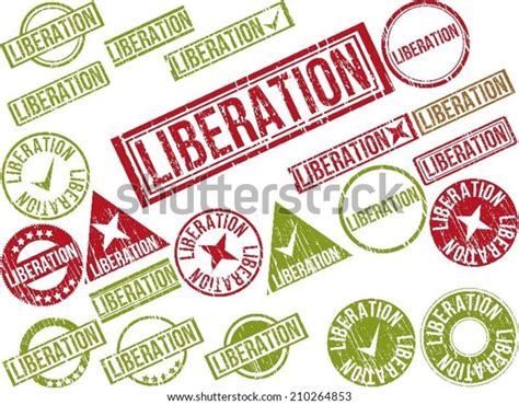 Collection 22 Red Grunge Rubber Stamps Stock Vector Royalty Free