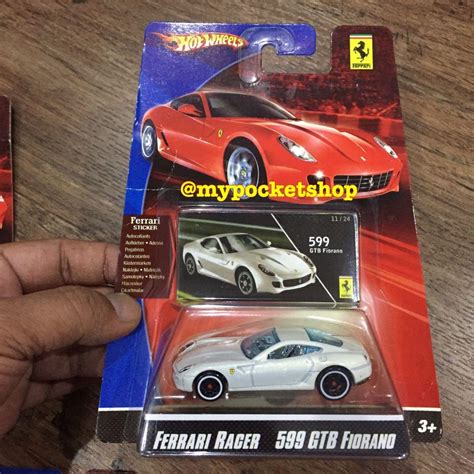 3x Hot Wheels FERRARI 599 GTB FIORANO 2008 2009 Hotwheels Ferrari Racer Series Hobbies
