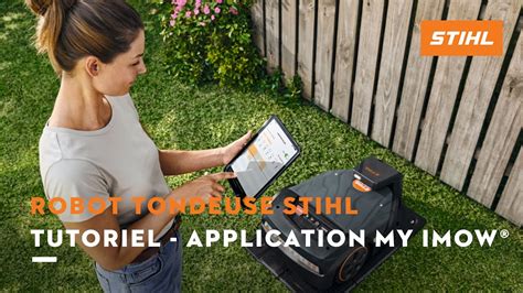 Robot Tondeuse Stihl Imow® Comment Utiliser Lapplication My Imow