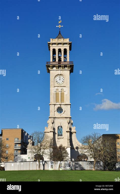 Clock Tower Caledonian Park Market Road Islington London England